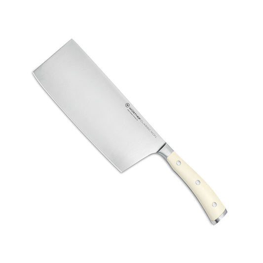Wuesthof 1040431818 Classic Ikon Crème Chinesechef s knife 18cm