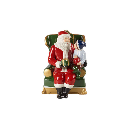 Villeroy & Boch 14-8327-6636 Christmas Toys Santa auf Sessel