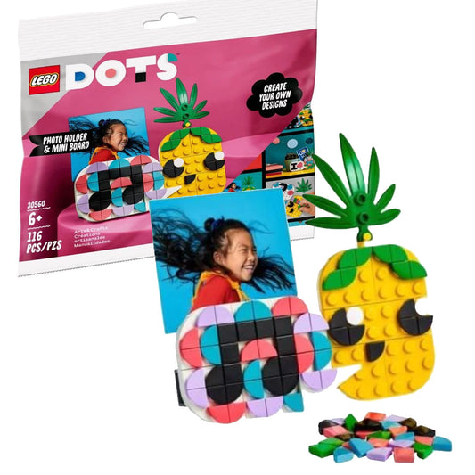 LEGO 30560 Dots Pineapple Photo Holder & Mini Blackboard PolyBag