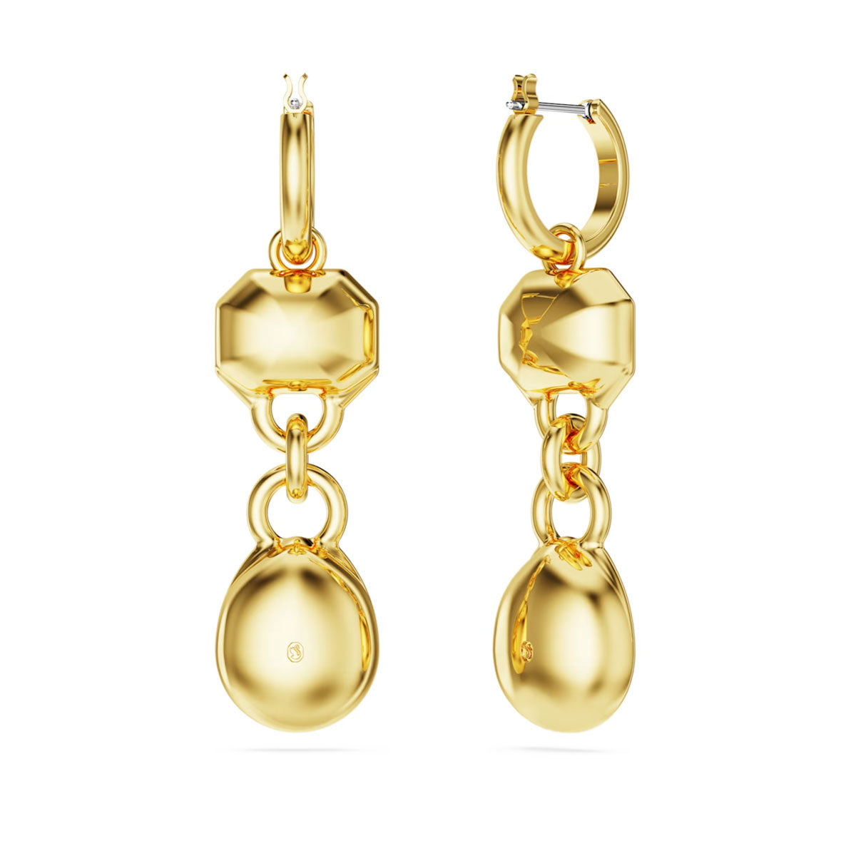 Swarovski 5663265 Dextera drop earrings Mixed cuts White Gold-tone plated