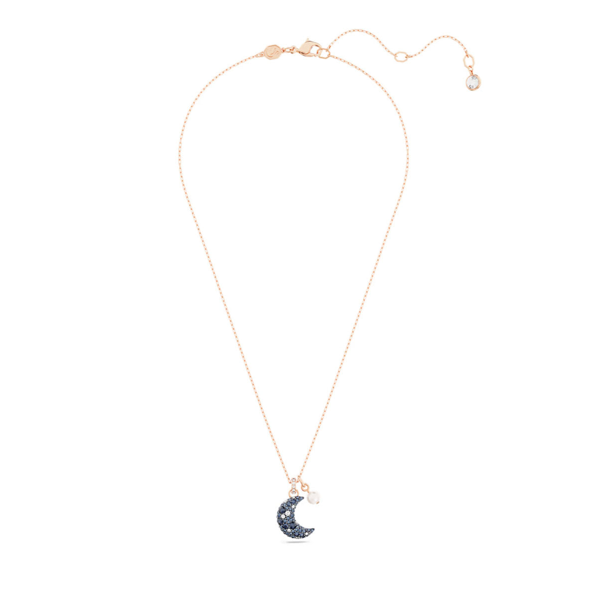 Swarovski 5671585 Next Luna pendant, Moon, Multicolored, Rose gold-tone plated