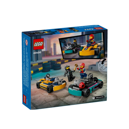Lego 60400 LEGO® City Fahrzeuge Go-Karts mit Rennfahrern