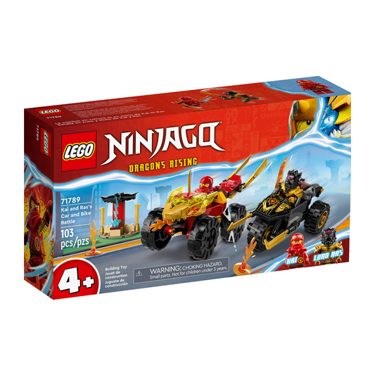 LEGO 71789 NINJAGO Kai and Ras's Car and Bike Battle