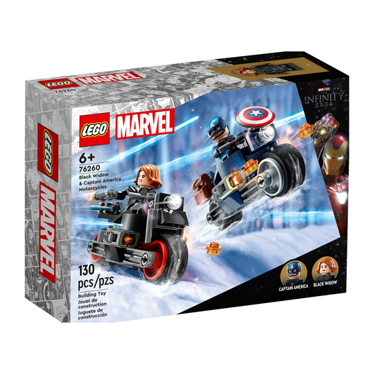 LEGO 76260 Marvel Super Heroes Black Widow & Captain America Motorcycles