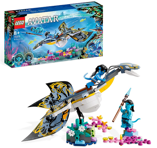 LEGO 75575 Avatar Discover of the Ilu, The Way of Water Buildable Toy with Underwater Figure, Pandora Collection Set for Children and Movie Fans from 8 Years