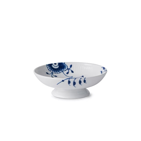 Royal Copenhagen 1026444 blue Fluted mega bowl on stand 18cm