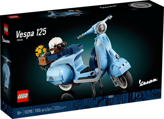 Lego 10298 Icons Vespa hellblau