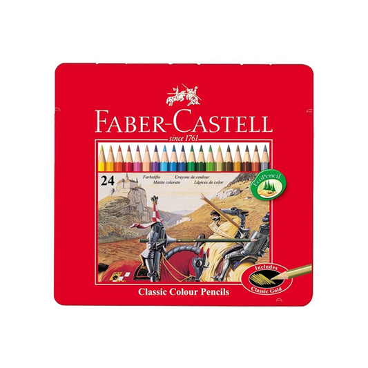 FABER-CASTELL Classic Color pencil, metal case of 24