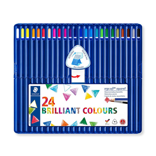 Staedtler Ergosoft 24 coloured pencils., Colourful choices