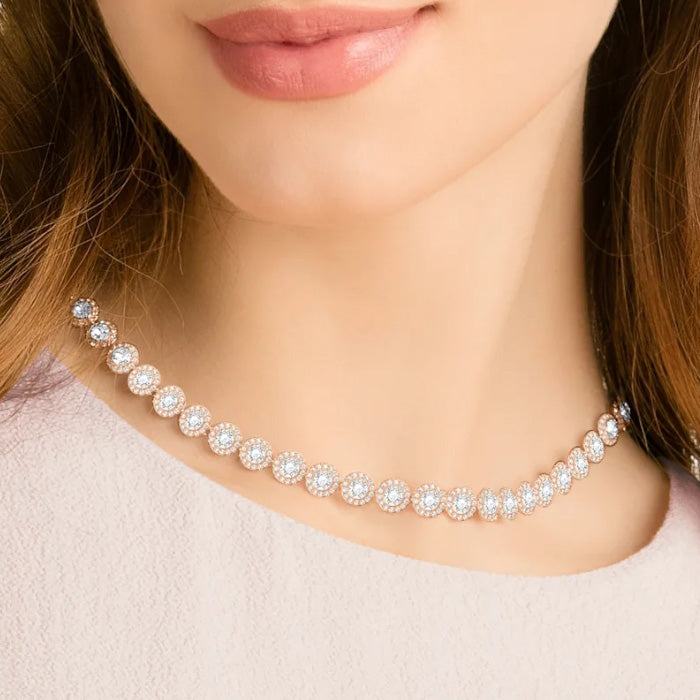Amazon.com: SWAROVSKI Angelic Necklace Light Blue One Size : Clothing,  Shoes & Jewelry