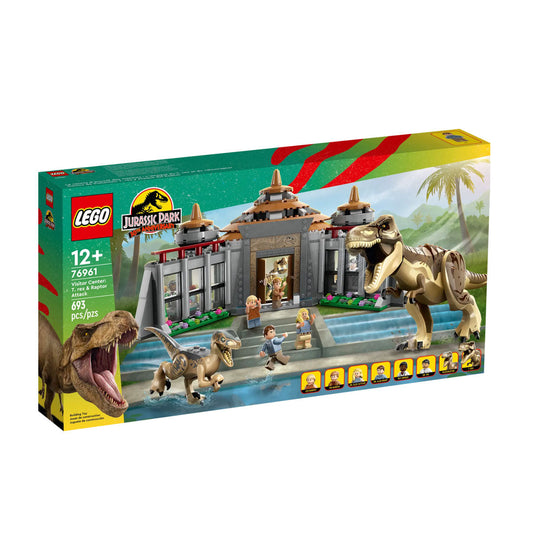 LEGO 76961 Jurassic World Angriff des T. rex und des Raptors aufs Besucherzentrum